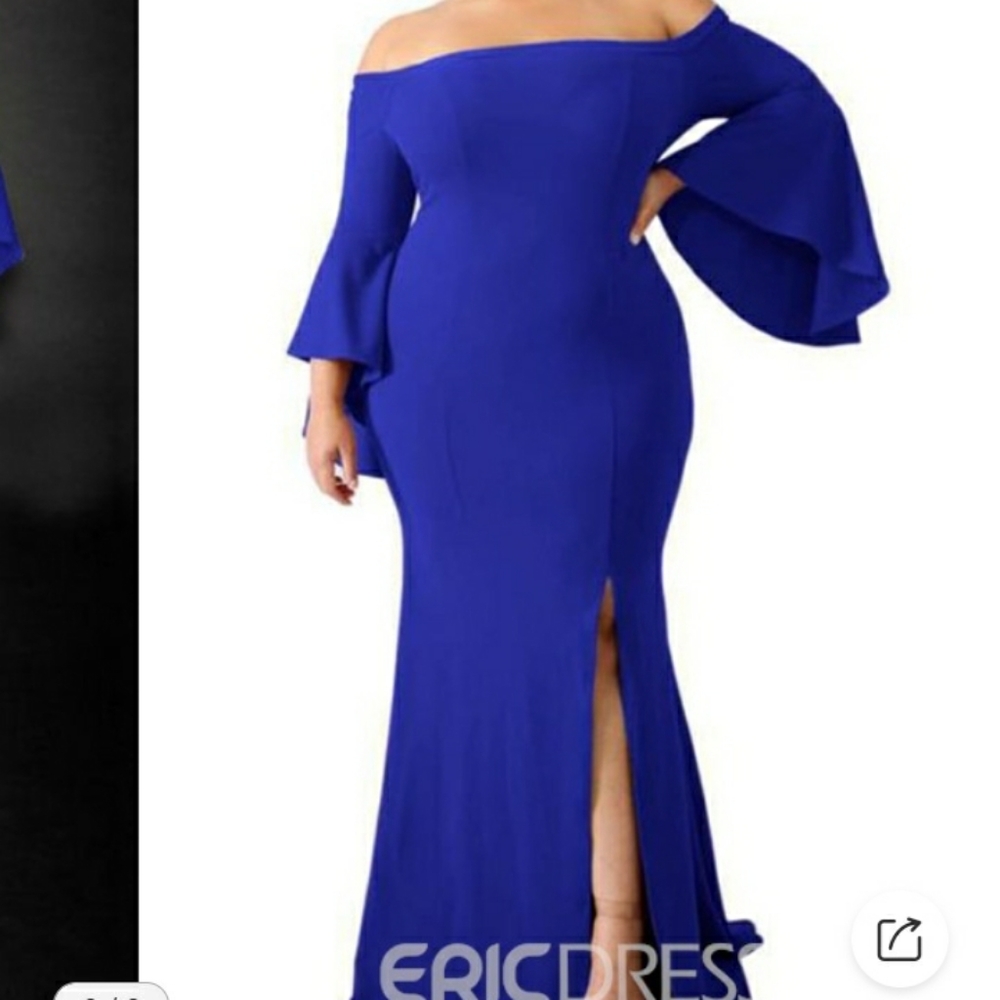 NWT Plus size Royal Blue Dress